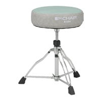 Tama 1st Chair Rounded Seat w/ Canvas Top (Light Blue/Gray) Tama 1st Chair Rounded Seat w/ Canvas Top (Light Blue/Gray)