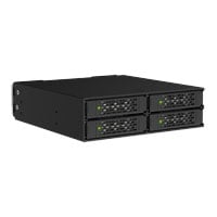 ICY DOCK ToughArmor MB699V5P-B 4-Bay PCIe 5.0 U.2/U.3 NVMe SSD Mobile 5.25" Drive Bay Rack Enclosure ICY DOCK ToughArmor MB699V5P-B 4-Bay PCIe 5.0 U.2/U.3 NVMe SSD Mobile 5.25" Drive Bay Rack Enclosure