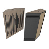 Vicoustic Super Bass Extreme Ultra - Box of 2, Brown Oak