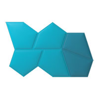 Vicoustic GEN_VMT Penray 1 Tiles - Box of 12, Bondi Blue