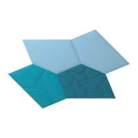 Vicoustic GEN_VMT Penray 2 Tiles - Box of 12, Bondi Blue