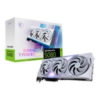 Open Box MSI NVIDIA GeForce RTX 5080 16GB GAMING TRIO OC WHITE Blackwell Graphics Card