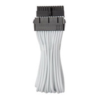 CableMod Pro ModMesh 30cm White Sleeved 24pin ATX Power Cable Extension