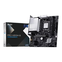 MSI PRO-H810M-B MicroATX Motherboard MSI PRO-H810M-B MicroATX Motherboard