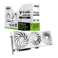 ASUS TUF Gaming GeForce RTX™ 5070 Ti 16GB BTF White OC Edition Blackwell Graphics Card