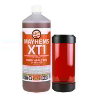 Mayhems XT1 Red Candy Apple UV Reactive Premixed Fluid - 1L