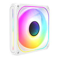 Powercool Breeze 120 ARGB PWM Infinity Reverse White Cooling Fan