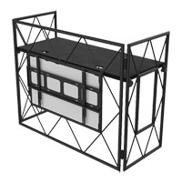 ULITMAX TrussBooth-BK Aluminium Truss DJ Booth with VESA TV Mount and Shelf (Black) ULITMAX TrussBooth-BK Aluminium Truss DJ Booth with VESA TV Mount and Shelf (Black)