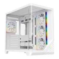 Powercool Venus White Tempered Glass Mid Tower Gaming Case