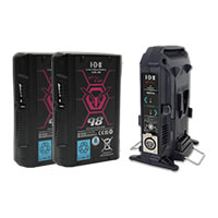 IDX 2 x CUE-J98 Batteries With Free VL-2X Battery Charger IDX 2 x CUE-J98 Batteries With Free VL-2X Battery Charger