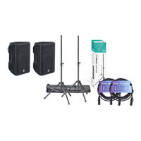 Yamaha DBR15 Bundle with Stands and Cables Yamaha DBR15 Bundle with Stands and Cables