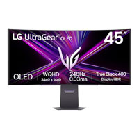 LG 45" 45GX900A-B WQHD 240Hz OLED FreeSync Premium Curved Gaming Monitor LG 45" 45GX900A-B WQHD 240Hz OLED FreeSync Premium Curved Gaming Monitor