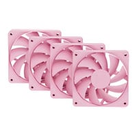 HYTE FA12 120mm PWM Fan 4 Pack Strawberry Milk HYTE FA12 120mm PWM Fan 4 Pack Strawberry Milk