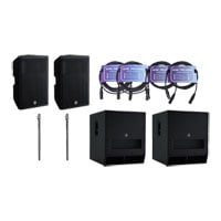 Yamaha DXR15mkII Speakers and Yamaha DXS18 Subs Bundle