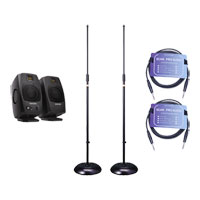 ADAM Audio - D3V (Black) Desktop Monitors with Stands and Cables ADAM Audio - D3V (Black) Desktop Monitors with Stands and Cables