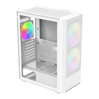 Montech X2 Plus White Tempered Glass Compact Mid Tower PC Case inc 3 ARGB Fans Montech X2 Plus White Tempered Glass Compact Mid Tower PC Case inc 3 ARGB Fans