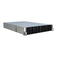 Inter-Tech IPC Storage 2U-2412 2U Server Case with SATA-Compatible SAS Backplane