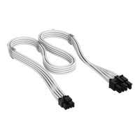 CORSAIR Elite Premium White Type-5 8-pin to 6+2-pin Split PCIe Power Supply Cable