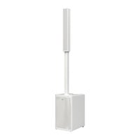 RCF EVOX J9 Active Three-way Portable Column Speaker (White)