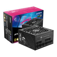 MSI MPG A850GS 850W Full Modular Compact 80+ Gold ATX 3.1 PCIE 5.1 Quiet Power Supply/PSU