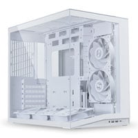 Refurbished Lian Li O11 Dynamic Mini V2 Flow White Dual Chamber Compact Mid Tower PC Gaming Case