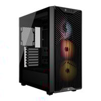 CORSAIR 3200D RS ARGB Black Mid Tower Tempered Glass PC Case