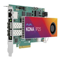 AJA KONA IP25 SDI to SMPTE ST 2110 IP Converter