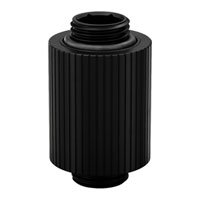 EK-Quantum Torque 28mm Static Male / Male Extender - Black EK-Quantum Torque 28mm Static Male / Male Extender - Black