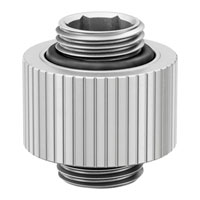 EK-Quantum Torque 14mm Static Male / Male Extender - Satin Titanium EK-Quantum Torque 14mm Static Male / Male Extender - Satin Titanium