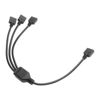 EK-Loop 300mm D-RGB 3-Way Splitter Cable EK-Loop 300mm D-RGB 3-Way Splitter Cable