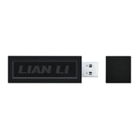 Lian Li Wireless Controller Black with PWM-to-SATA Adapter