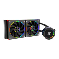 CiT Pro Saturn 240mm Black CPU Liquid Cooler With Display CiT Pro Saturn 240mm Black CPU Liquid Cooler With Display
