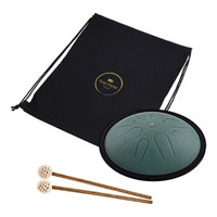 Meinl Sonic Energy 10" Compact Steel Tongue Drum B Minor, 8 Notes, 432 Hz, Dark Green Meinl Sonic Energy 10" Compact Steel Tongue Drum B Minor, 8 Notes, 432 Hz, Dark Green