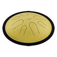 Meinl Sonic Energy 10" Compact Steel Tongue Drum, D Minor, 8 Notes, 432 Hz, Gold Meinl Sonic Energy 10" Compact Steel Tongue Drum, D Minor, 8 Notes, 432 Hz, Gold