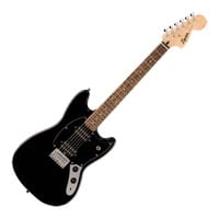 Squier Sonic Mustang HH, Laurel Fingerboard, Black Pickguard, Black