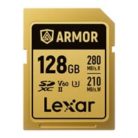 Lexar Armor Gold Stainless Steel SDXC Card 128GB Lexar Armor Gold Stainless Steel SDXC Card 128GB