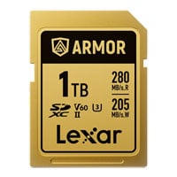 Lexar Armor Gold Stainless Steel SDXC Card 1TB Lexar Armor Gold Stainless Steel SDXC Card 1TB