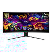 Open Box MSI MPG 341CQPX QD-OLED 34" 240Hz Curved AdaptiveSync HDR OLED Gaming Monitor