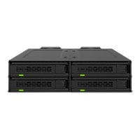 ExpressCage MB324V4P-B 4 Bay U.2/U.3 Hot-Swap Mobile Rack Enclosure for 5.25" External Bay