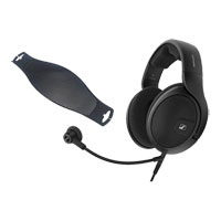 Sennheiser HD 560S Headphones with HD500 Boom Arm Mic and Capra Audio Comfort Strap