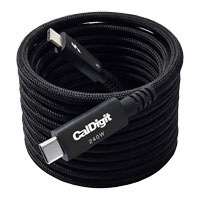 CalDigit 2 Metre Thunderbolt 5 Pro Cable (120Gbps 240W PD) Black USB-C to USB-C Cable CalDigit 2 Metre Thunderbolt 5 Pro Cable (120Gbps 240W PD) Black USB-C to USB-C Cable