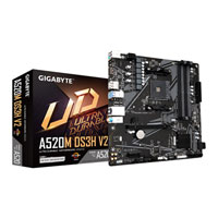 Gigabyte A520M DS3H V2 AM4 DDR4 PCIe 3.0 Micro-ATX Motherboard