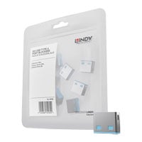 Lindy USB-A Port Blockers 10pcs Blue