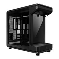 Cooler Master MasterFrame 360 Stage LCD Black Mid Tower Tempered Glass PC Gaming Case