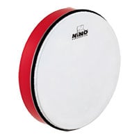NINO Percussion Molded ABS Hand Drum, Red - 12"