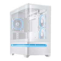 ASUS Prime AP202 ARGB Tempered Glass MicroATX Tower PC Case White