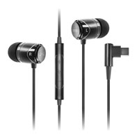 (Open Box) SoundMAGIC E11D In Ear USB-C Earphones with Mic Black