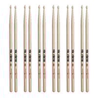 6 x Pairs Vic Firth - American Classic 5A Drumsticks Wood Tip