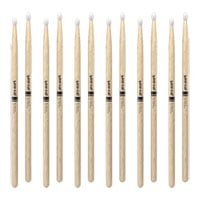 6 x Pairs ProMark Classic Attack 5B Shira Kashi Oak Drumstick, Oval Nylon Tip