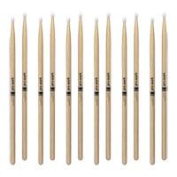 6 x Pairs - ProMark Classic Forward 5A Hickory Drumstick, Oval Nylon Tip